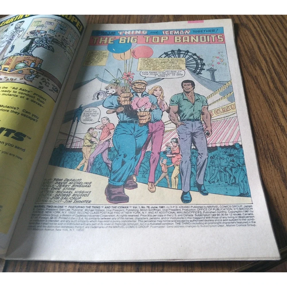 Marvel Two-In-One #76 (June 1981 Marvel Comics)